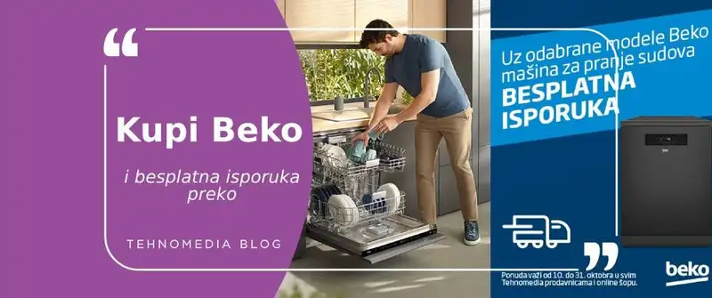 Besplatna isporuka za Beko sudomašine