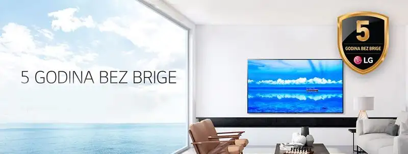 5 godina bez brige uz LG televizore