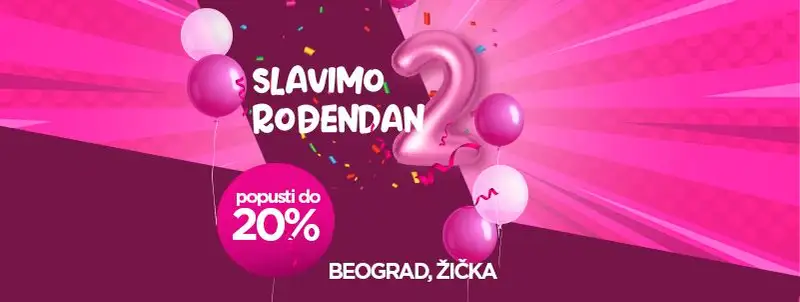 Celodnevni popusti povodom rođendana