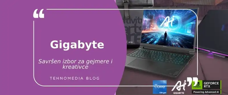 Gigabyte laptopovi: Kombinacija snage, inovacije i stila