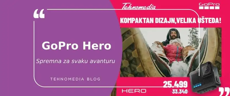 GoPro Hero: Tvoja kamera za nezaboravne avanture!