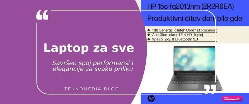 HP Laptop 15-fq2013nm: Spreman za sve izazove