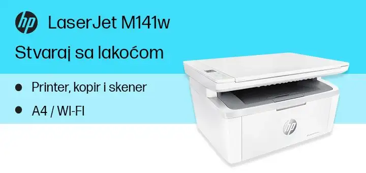 HP LaserJet M141W: Efikasan i praktičan štampač za dom i kancelariju