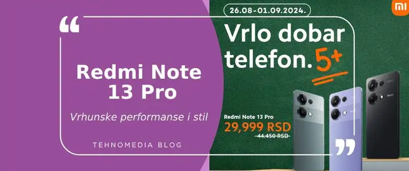 Iskoristi odlične popuste na Redmi Note 13 Pro!