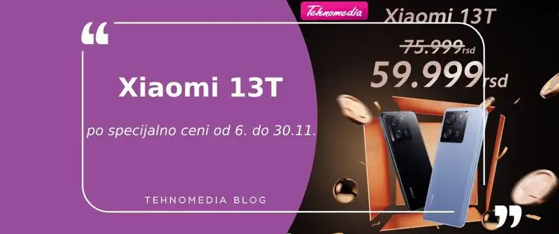 Iskoristi priliku: Novi Xiaomi 13T može biti tvoj po fantastičnoj ceni!