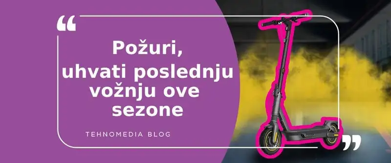 Jesenja vožnja trotinetom: Sloboda na dva točka