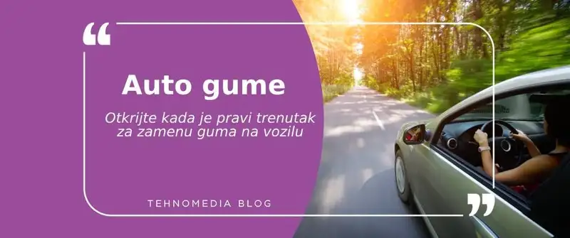 Kada je pravo vreme za zamenu auto guma?