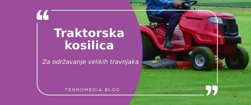 Košenje velikih površina sa AGM traktorskom kosilicom