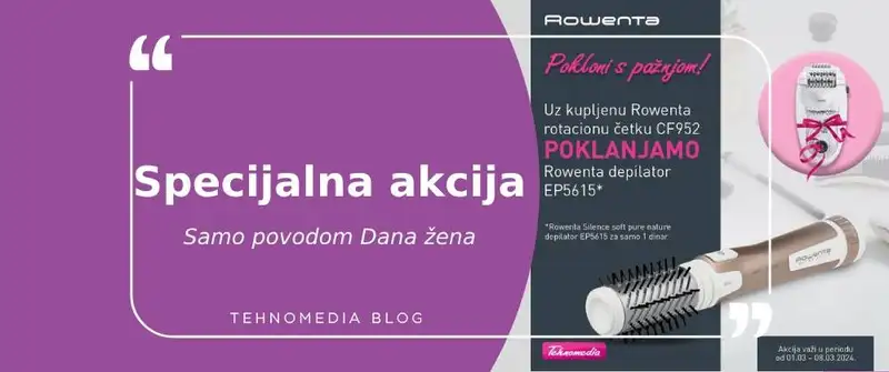 Kupite Rowenta četku i dobijate epilator za 1 dinar