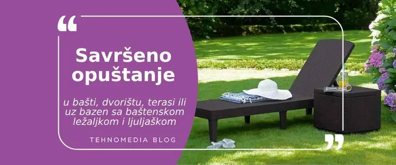 Ležaljka i ljuljaška za baštu: Oaza komfora i stila