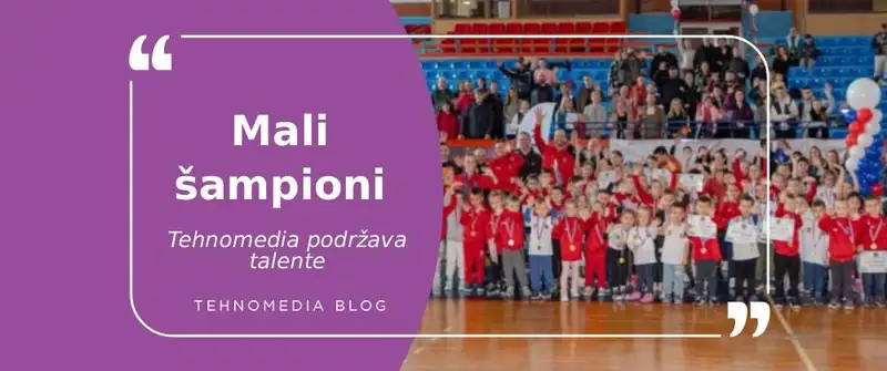 Mali šampioni, prave vrednosti: Tehnomedia podržala Dečiju olimpijadu u Zaječaru