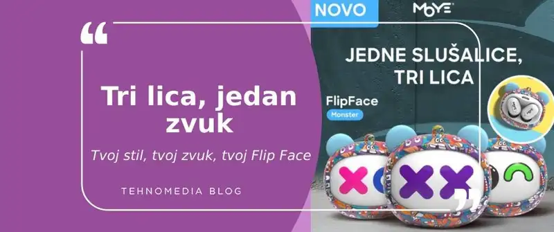 Moye Flip Face – Slušalice sa stavom! Koji lik biraš?