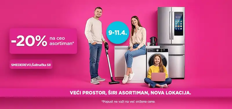 Nova Tehnomedia u Smederevu – više prostora, bolji izbor i otvaranje 9. aprila