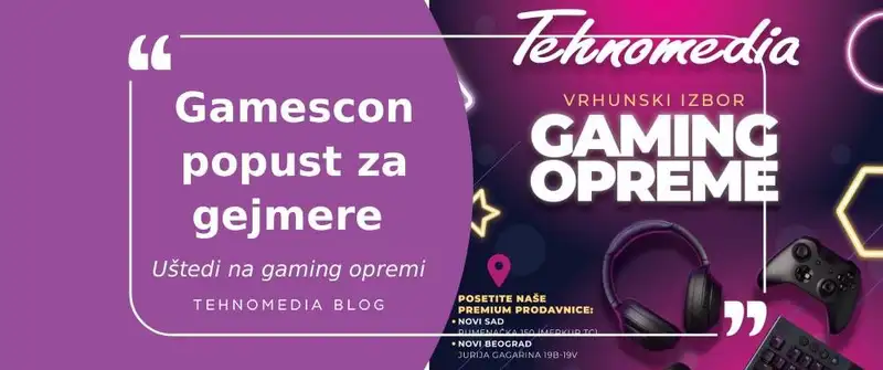 Novogodišnja Gamescon akcija: 20% popusta za gejmere
