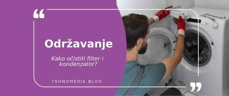 Održavanje mašine za sušenje veša