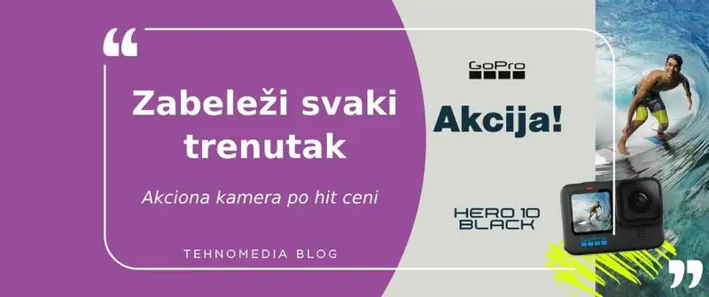 Otkrij neograničene mogućnosti sa GoPro Hero 10: Snimi, deli, ponovi!