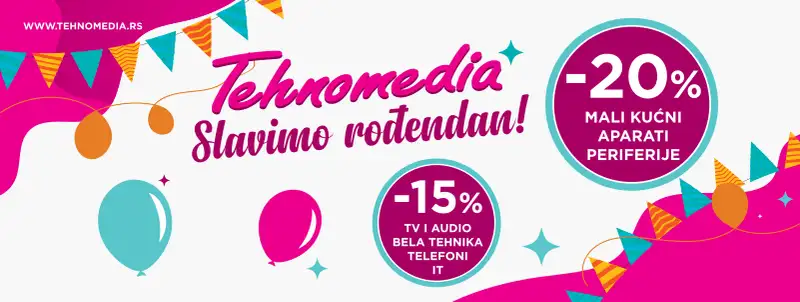 Poklanjamo vam popuste povodom našeg rođendana