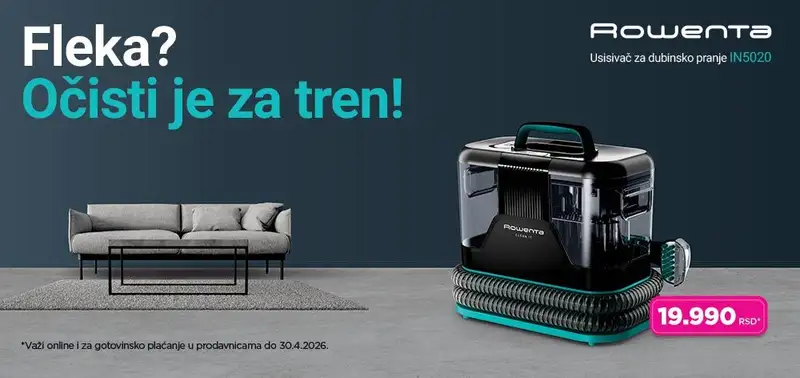 Prolećno osveženje doma uz Rowenta dubinsko čišćenje