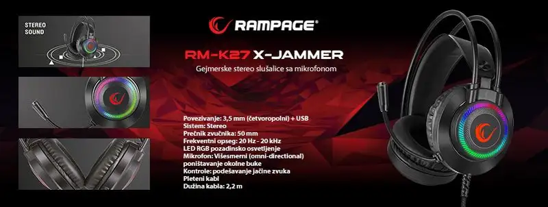 Rampage slušalice za bolji gejmerski doživljaj