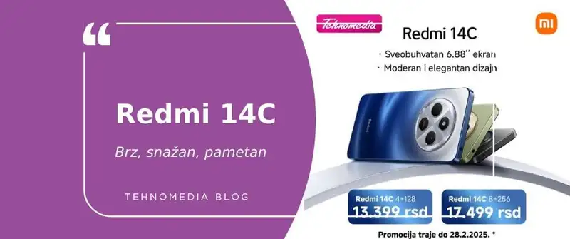 Redmi 14C: Snaga, brzina i stil u jednom