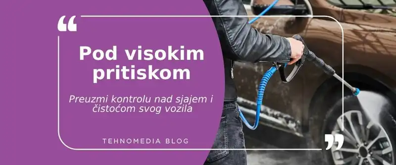 Samostalno pranje auta uz efikasnu mašinu za perfektnu čistoću i sjaj