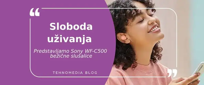Sony WF-C500: Vrhunske bežične slušalice za slobodu i kvalitet zvuka
