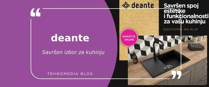 Stil i funkcija: Deante sudopere i slavine