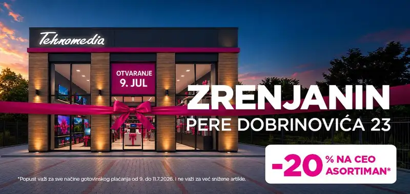 Stižemo u Zrenjanin! Veliko otvaranje i sjajne pogodnosti