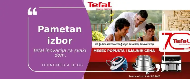 Tefal slavi 70 godina inovacija: idealan trenutak da unapredite svoju kuhinju