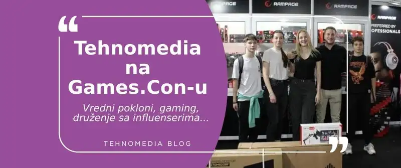 Tehnomedia oduševila na Games.Con-u: Gejmerski raj sa nagradama i smehom