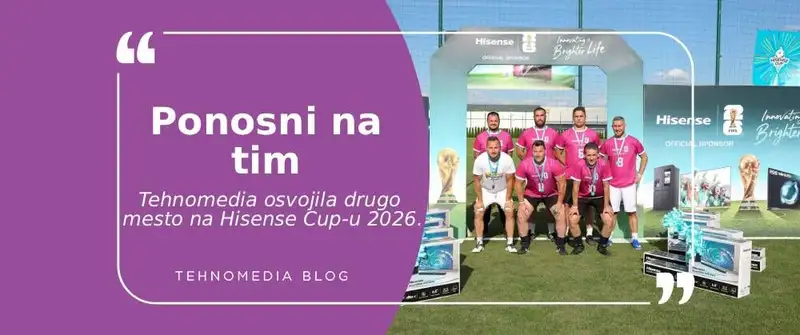 Tehnomedia osvojila drugo mesto na Hisense Cup-u 2026 u Staroj Pazovi