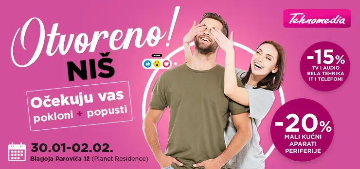 Tehnomedia otvorila novu prodavnicu u Nišu – slavlje, popusti i vredne nagrade!