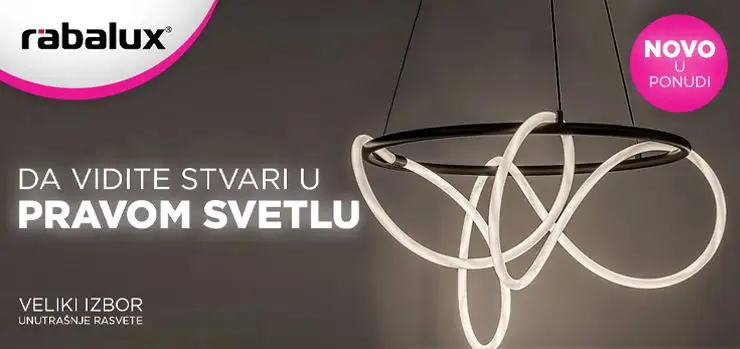 Unesi svetlost u svaki kutak svog života sa Rabalux rasvetom