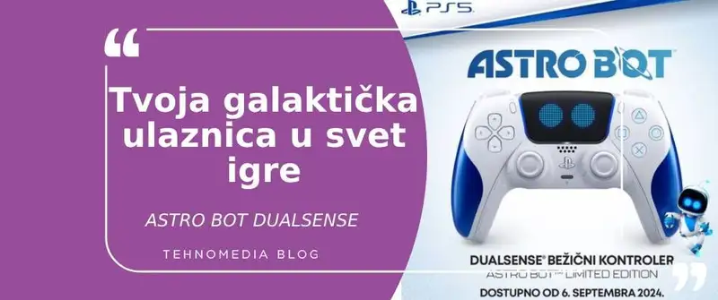 Unesi uzbuđenje u svoje gejming avanture sa Astro Bot DualSense kontrolerom