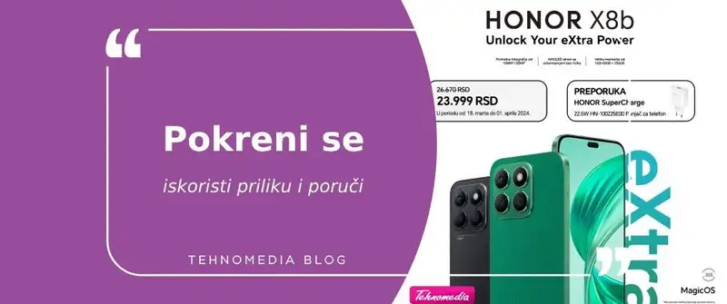 Upoznajte Honor X8b: Brzina, performanse elegancija i cena