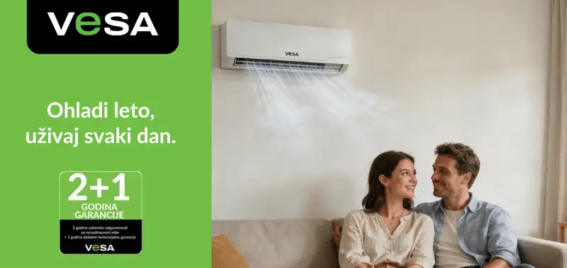 VESA klime – novi inverter klima uređaji za prijatno leto i udoban dom tokom cele godine