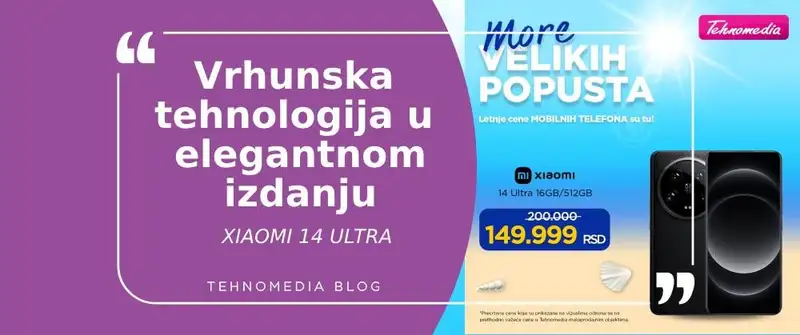 Xiaomi 14 Ultra: Vrhunska kombinacija tehnologije i elegancije