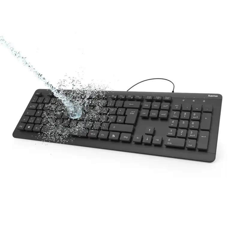 HAMA KC-600 vodootporna tastatura crna