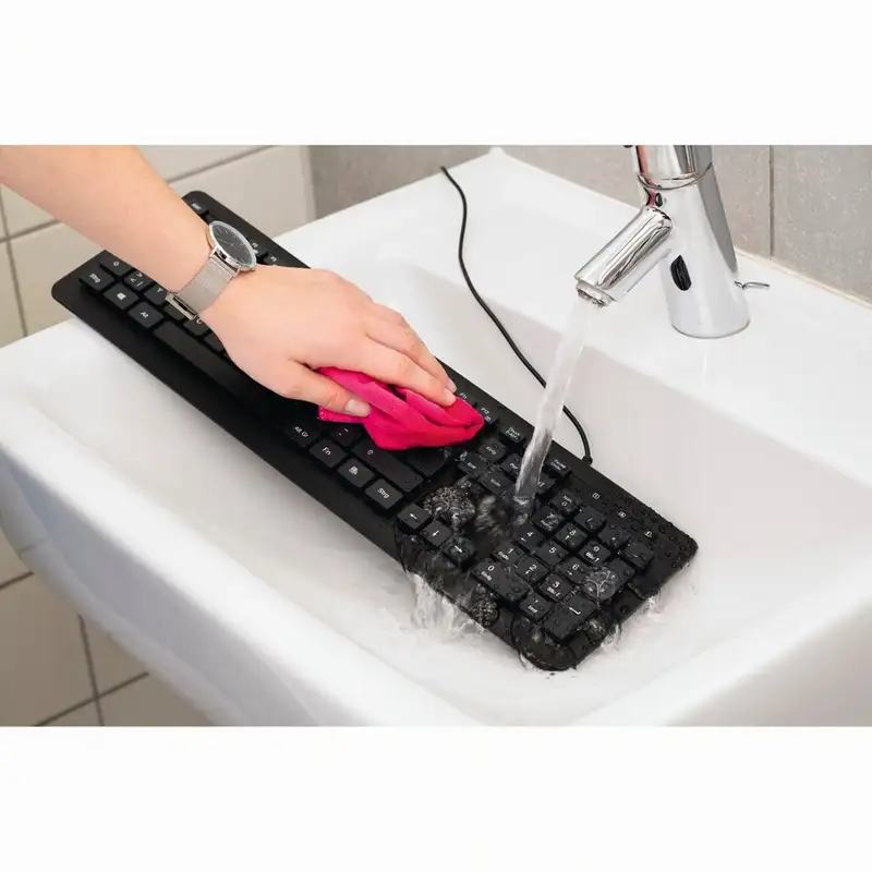 HAMA KC-600 vodootporna tastatura crna