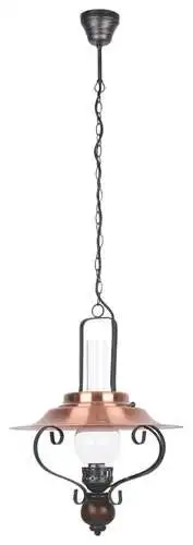 RABALUX Enna Visilica E27 60W  crno-bakar