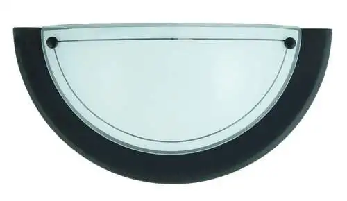 RABALUX Ufo zidna lampa D31 E27 60W crno opal