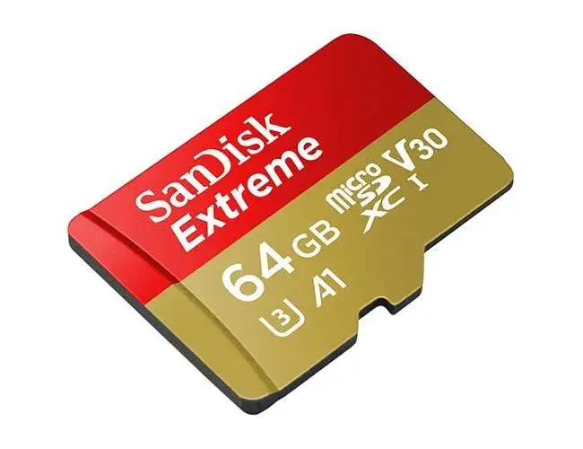 SANDISK SDXC 64GB Extreme micro 170MB / s UHS-I Class10 U3 V30 + ADAPTER