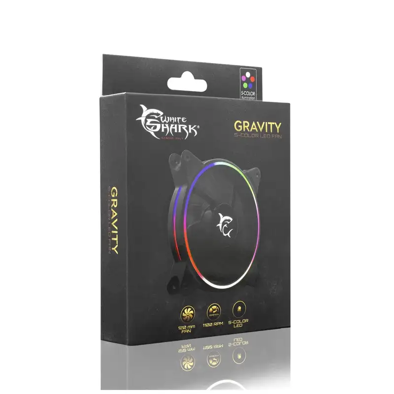 WHITE SHARK FAN 1250-02B-F GRAVITY