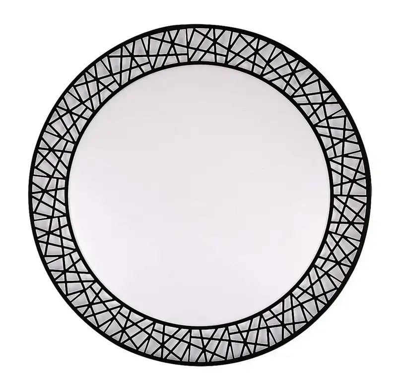 RABALUX Nilin, LED plafonjera 48W, 3400lm, CCT 3000-6500K, 49cm,  daljinski, dimabilna, crna metal