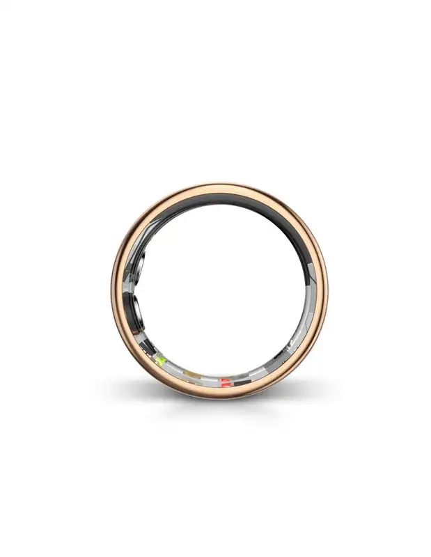 KSIX Smart Ring Size 07 Gold BSR01D07