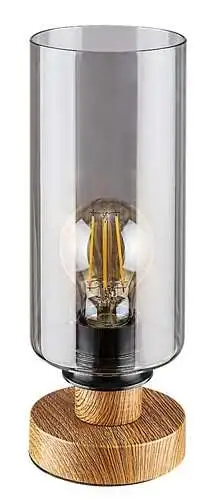 RABALUX Tanno, hrastova metalna stona lampa , E27 1x25W IP20