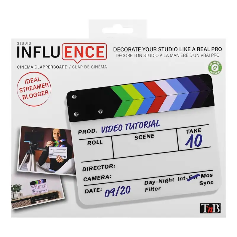 TNB Cinema clapperboard - INFLUENCE