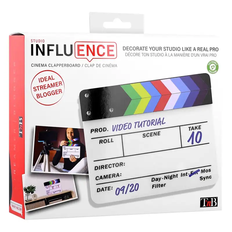 TNB Cinema clapperboard - INFLUENCE