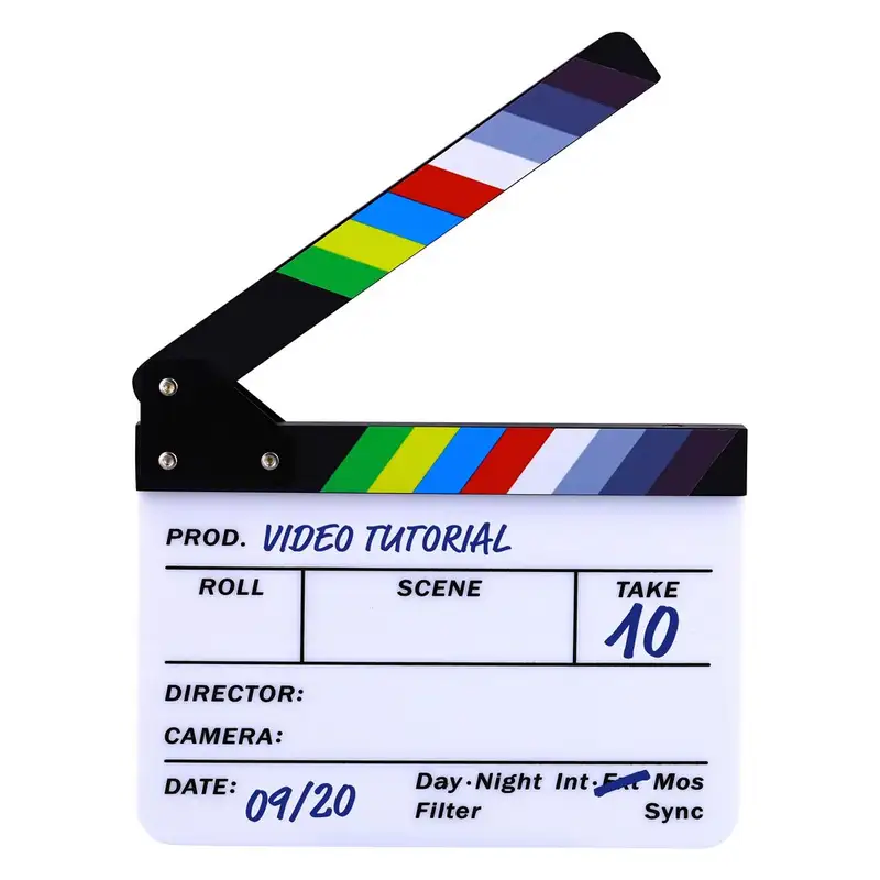 TNB Cinema clapperboard - INFLUENCE