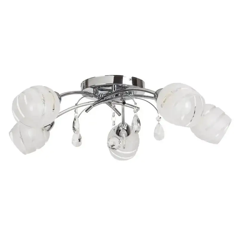 RABALUX Melissa plafonska lampa E14 5x max60W hrom
